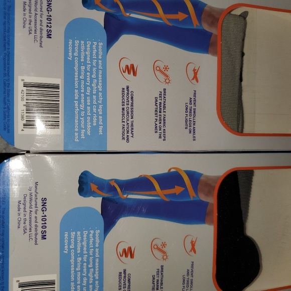 BRAND NEW Snuggie's compression socks - Picture 2 of 3